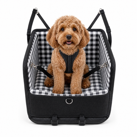 Buckle Pup™ - Front Seat Dog Booster for Small Dogs